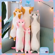 🐳Baby Long Cat Plush Toy Adult Soft Stuffed Kitten Pillow Kids Children Sleeping Pillow Home Decor 5