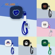 for EarFun Air Pro4i Case Cartoon Lanyard Cute Cat Silicone Soft Case EarFun Air Pro4i TW230 Shockpr