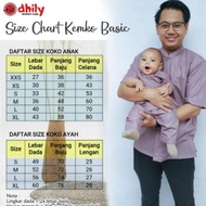 BKP KEMEJA KOKO COUPLE AYAH ANAK SAGE GREEN, BAJU KOKO ANAK