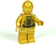 Lego Star Wars C - 3PO Dark Gold Protocol Droid Figure Droid 8092 7877 8038 8129 F62