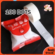 Dot Stick Balloon Glue/Dot Glue/Dot Stick Double Tape Sticky Balloon Double-sided Tape Transparent J