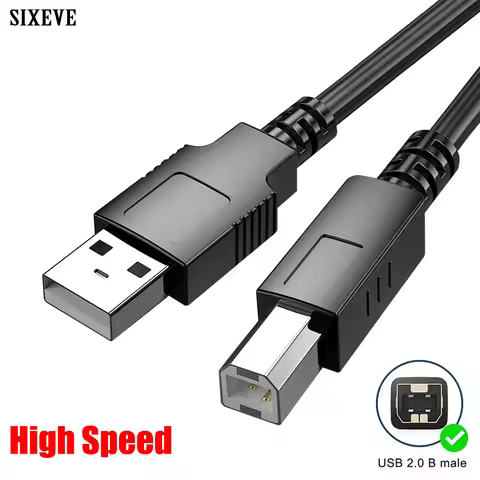 High Speed USB Cable For Canon Brother Hp Epson Samsung Lenovo 3D Label Printer Scanner Electronic P
