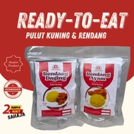 Pulut Kuning Rendang Ayam dan Daging Ready to Eat