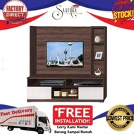 [SIAP PASANG]Suria-TV Cabinet / 5FT TV Cabinet / Almari TV