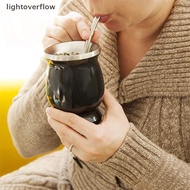 [lightoverflow] Yerba Mate Gourd Set Double-Wall Stainless Steel Mate Tea Cup and illa Set [SG]