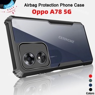 2023 OppoA78 5G Transprent AirBag Phone Case For Oppo A78 A98 A17 A57 A77 OppoA78 A 78 78A 4G 5G Bum