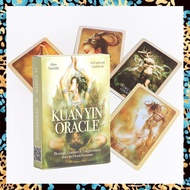 Kuan Yin การ์ดออราเคิล | ขนาด10.3x7cm | 44แผ่น ไพ่ทาโรต์ | หนังสือคู่มืออิเล็กทรอนิกส์ | การ์ดทำนายเ