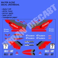 Hot wheels decal white toner cuzco and rally art