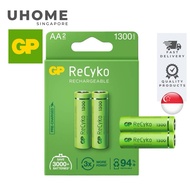 GP ReCyko AA 1300mAh 2pcs Rechargeable Battery
