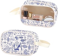 ZJXHPO BG3 Clear Makeup Bag Astarion Game PU Leather Cosmetic Bag With Handle Astarion BG3 Gamer Gif