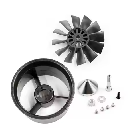 JMT QX-Motor 6-Blades 12-Blades Fan EDF Ducted Fan Without Motor 30mm / 60mm / 64mm / 70mm For RC Ai