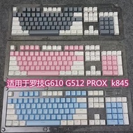keycap ไทย cherry mx keycaps G G610 Keycap pbt Cross Axis 104 Game Personality Two-Color Translucent
