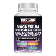 KIRKLAND Magnesium Complex Capsule—ปรับความผ่อนคลายของกล้ามเนื้อ—กระดูกแข็งแรง—ปรับปรุงประสิทธิภาพกา