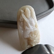 文殊菩薩吊墜 | 天然緬甸翡翠玉器玉墜