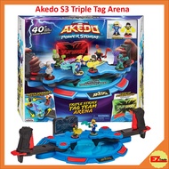 Moose Legends of Akedo Powerstorm Triple Strike Tag Team Arena with over 40 sound effects, illuminated scoreboard 15182