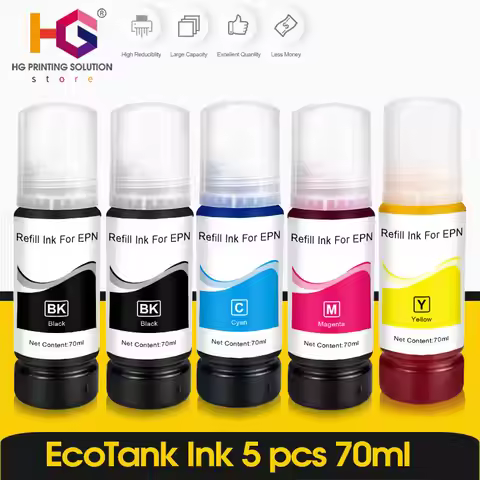 104 522 103 Refill Dye Ink For Epson EcoTank ET-2710 ET-2711 ET2712 ET2714 ET-2720 ET-2726 ET-4700 I