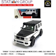 PARA 55161 LIBERTY WALK MERCEDES-AMG G63 WHITE 1-64 - DIECAST