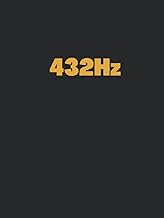 432Hz Blank Sheet Music Composition Journal Book: Manuscript paper, large stave spacing: notebook fo