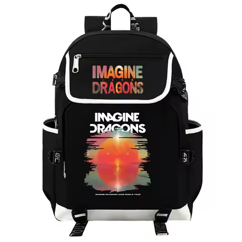 Imagine Dragons Loom Tour 2025 Backpack for Girl Boy Student Teenager Rucksack Casual School Bags Tr