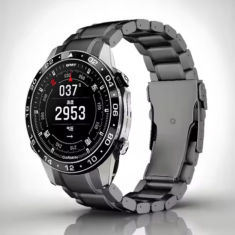 Titanium alloy watch band strap For Garmin quatix 8 47mm MARQ Aviator Gen2 fenix7 47mm Bracelet