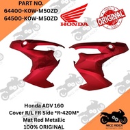 Honda ADV 160 Matte red front side cover left right 100% original 64400 64500-K0W-M50ZD