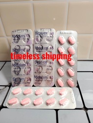 Ready Stock Midorest 15mg 👍 Midolam 15mg vitamins Tablets 1pic 10 Tablets 5pic 50 Tablets Original