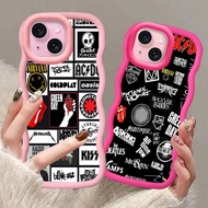MERAH A-30 Fashion Rock Band Casing for iphone 6 15 6S Plus Pro Max black red Pink Case