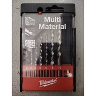Milwaukee Multi Material Drill Bit Set 7pcs (Size 3-10mm)