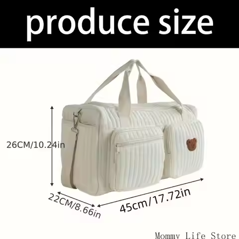 Cartoon Pattern Diaper Bag for Baby Essential Quick Access Wet Wipes Secure Closure Design Spacious 
