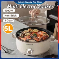 Kokole 5L Kapasiti Multifliceal Electric Cooker Non-Stick Multi Cooker Dengan Pot Hot Electric Steam