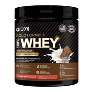 QiuMi Whey Protein Isolate with BCAA โปรตีน Isolate ส่งเสริมการเจริญเติบโตของกล้ามเนื้อ รสช็อกโกแลตน