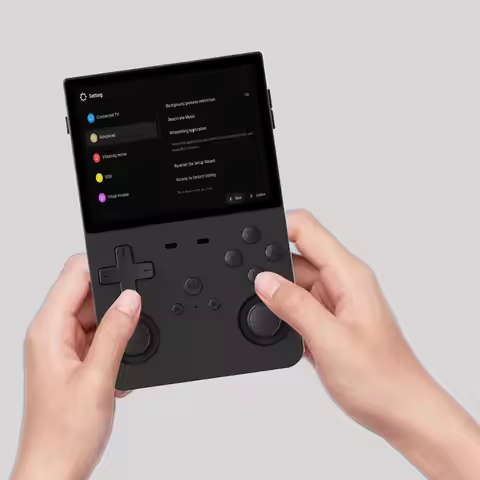 128GB/64GB For L35 Retro Handheld Video Game Console Linux System 3.5 Inch IPS Screen Portable Pocke