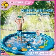 Jollybee Baby & Kids Splash Pool Sprinkle Children Inflatable Water Spray Game Fountain Pad PVC Pool