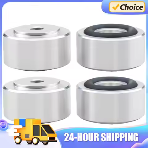 4 Pcs HIFI Speaker Spikes Stand Feet Pad Anti-Slip Speaker Isolation Stand Feet Pad Speaker Fixing F
