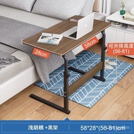 YQ Bedside Table Movable Simple Table Bedroom Rental House Home Laptop Desk Bed Study Table Rental