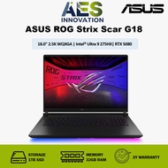 ASUS ROG Strix Scar 18 | G835LW-SA080W | 18.0" 2.5K WQXGA | Intel® Core™ Ultra 9 275HX | RTX5080 | 3