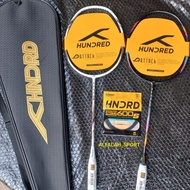 HUNDRED R8 ORIGINAL BADMINTON RACKET [FREE ORIGINAL STRINGS INSTALLED] -