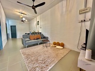 Rumah 102 m² dengan 3 bilik tidur dan 1 bilik mandi peribadi di Bukit Mertajam (33CozyHome#6pax#Wifi