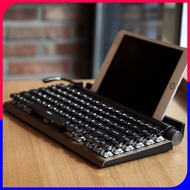 [ABKO TW1867] Retro Mechanical Bluetooth Keyboard (Outemu Red) – Wood-Grain, BT 5.0 Multi-Device (3)