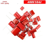 10PCS 400V104J Pitch 10mm 0.1UF 100NF 400V 104 CBB Polypropylene film capacitor 104J400V 104J