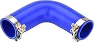F04-6006 F046006 90 Degree Silicone Rubber Elbow Hose with Clamps Replaces Peterbilt/Kenworth Paccar