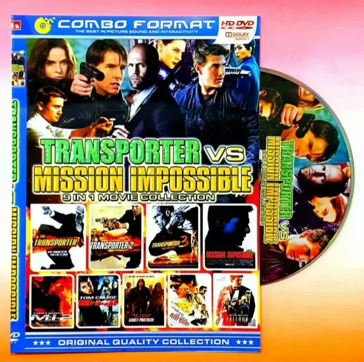 KASET DVD FILM TRANSPORTER MISSION IMPOSSIBLE-KASET DVD ACTION BARAT-KASET FILM ACTION TERBARU 2022 