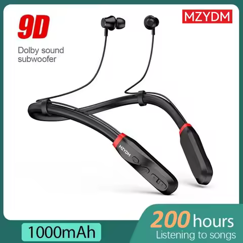 Neckband Wireless Earbuds I35 TWS Bluetooth Headphones 9D Sound In Ear Earphones Waterproof Sports H