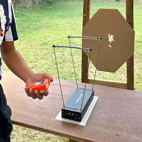 Ballistic Precision Chronograph FPS and MPS Readings, Bullet Speed Tester,Sun Screens and Large LCD