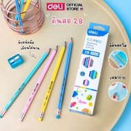 ดินสอไม้ Deli HB ทรงหกเหลี่ยม แพ็ค 12 แท่ง ดินสอ ดินสอไม้ ดินสอดำ ดินสอHB เครื่องเขียน ดินสอนักเรี
