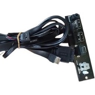 【立減20】機箱前置面板線高清音頻雙USB3.0/USB3.1Type-c電腦開關機電源燈