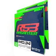ANDRO RASANTER R53 Rubber - Rubber Rubber/ Ping Pong Bet/