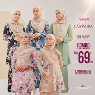 [Batch 3] Baju Kurung Casandra Kurung Ironless Ready Stock Anggun Cotton Collection