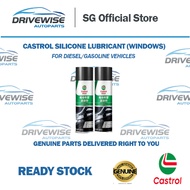 CASTROL SILICON LUBRICANT SPRAY/For Windows,Rubber,Hinges/WD-40 SILICONE/DRIVEWISE AUTOPARTS