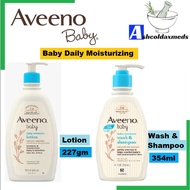 AVEENO Baby Daily Moisture Wash & Shampoo 354ml / Lotion 227gm